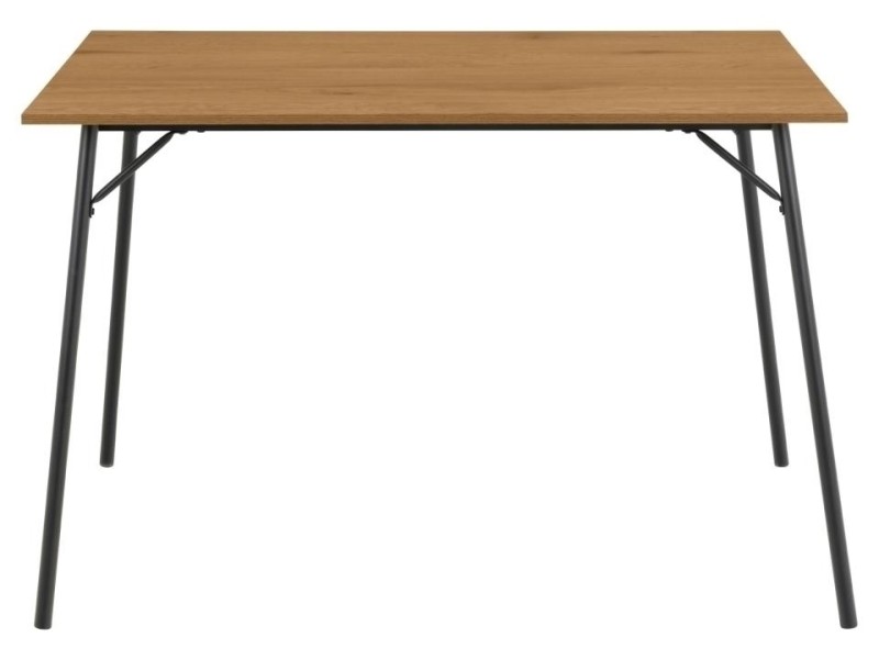 Stół Peru 120x80cm dąb/czarny - ACTONA